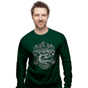 Sold_Out_Shirts Long Sleeve Shirts, Unisex / Small / Forest Team Slytherin