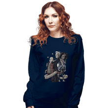 Load image into Gallery viewer, Shirts Long Sleeve Shirts, Unisex / Small / Navy Under My Watch