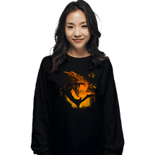 Load image into Gallery viewer, Daily_Deal_Shirts Long Sleeve Shirts, Unisex / Small / Black Rodan Kaiju