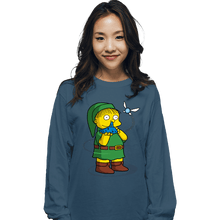 Load image into Gallery viewer, Secret_Shirts Long Sleeve Shirts, Unisex / Small / Indigo Blue I'm Zolda