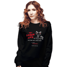 Load image into Gallery viewer, Shirts Long Sleeve Shirts, Unisex / Small / Black Laser Lips