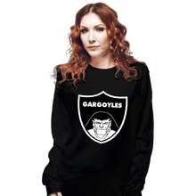 Load image into Gallery viewer, Secret_Shirts Long Sleeve Shirts, Unisex / Small / Black Gargoyles Raid