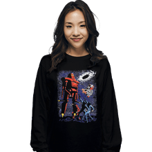 Load image into Gallery viewer, Shirts Long Sleeve Shirts, Unisex / Small / Black Killer Space Robot