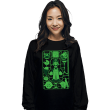 Load image into Gallery viewer, Secret_Shirts Long Sleeve Shirts, Unisex / Small / Black Luigi Model Sprue