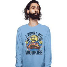 Load image into Gallery viewer, Daily_Deal_Shirts Long Sleeve Shirts, Unisex / Small / Powder Blue Burnt Wookiee