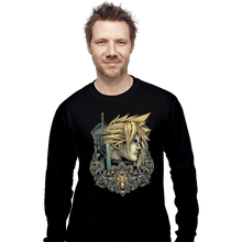 Load image into Gallery viewer, Shirts Long Sleeve Shirts, Unisex / Small / Black Emblem Of The Mercenary
