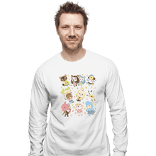 Load image into Gallery viewer, Shirts Long Sleeve Shirts, Unisex / Small / White Cute Bunch