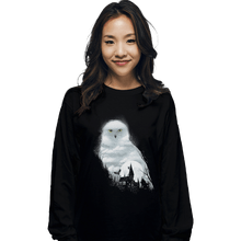 Load image into Gallery viewer, Shirts Long Sleeve Shirts, Unisex / Small / Black Magical Owl
