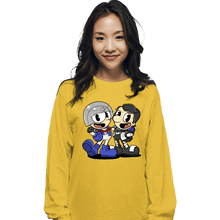 Load image into Gallery viewer, Secret_Shirts Long Sleeve Shirts, Unisex / Small / Gold Peacehead