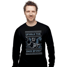 Load image into Gallery viewer, Daily_Deal_Shirts Long Sleeve Shirts, Unisex / Small / Black A Very Robo Christmas
