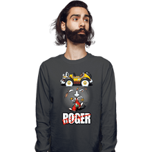 Load image into Gallery viewer, Daily_Deal_Shirts Long Sleeve Shirts, Unisex / Small / Charcoal Roger
