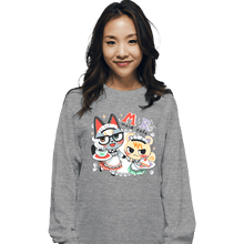 Load image into Gallery viewer, Secret_Shirts Long Sleeve Shirts, Unisex / Small / Sports Grey M & R Maid Cafe