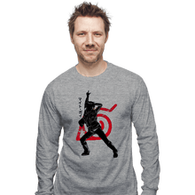 Load image into Gallery viewer, Shirts Long Sleeve Shirts, Unisex / Small / Sports Grey Crimson Might Guy