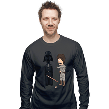 Load image into Gallery viewer, Daily_Deal_Shirts Long Sleeve Shirts, Unisex / Small / Charcoal Stupid Jedi