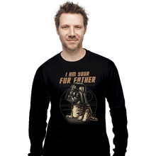 Load image into Gallery viewer, Daily_Deal_Shirts Long Sleeve Shirts, Unisex / Small / Black Vader Cat