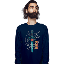 Load image into Gallery viewer, Shirts Long Sleeve Shirts, Unisex / Small / Navy Sight Beyond Sight