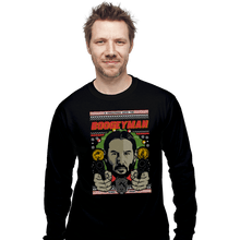 Load image into Gallery viewer, Shirts Long Sleeve Shirts, Unisex / Small / Black Boogeyman Xmas