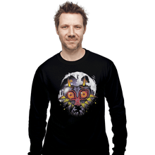 Load image into Gallery viewer, Shirts Long Sleeve Shirts, Unisex / Small / Black The Power Behind the Mask