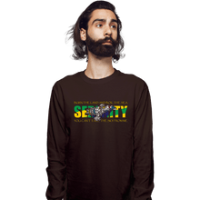 Load image into Gallery viewer, Secret_Shirts Long Sleeve Shirts, Unisex / Small / Dark Chocolate Serenity Flag