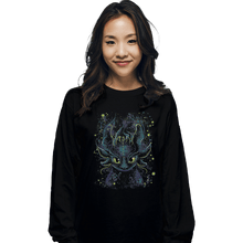 Load image into Gallery viewer, Shirts Long Sleeve Shirts, Unisex / Small / Black Fireflies
