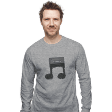 Load image into Gallery viewer, Shirts Long Sleeve Shirts, Unisex / Small / Sports Grey Made Of Music
