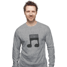 Load image into Gallery viewer, Shirts Long Sleeve Shirts, Unisex / Small / Sports Grey Made Of Music