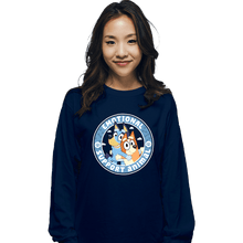 Load image into Gallery viewer, Daily_Deal_Shirts Long Sleeve Shirts, Unisex / Small / Navy Emotional Support Animals