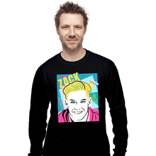 Load image into Gallery viewer, Shirts Long Sleeve Shirts, Unisex / Small / Black 80s Zack