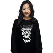 Load image into Gallery viewer, Daily_Deal_Shirts Long Sleeve Shirts, Unisex / Small / Black More Brains!