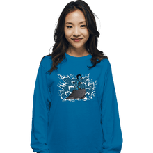 Load image into Gallery viewer, Daily_Deal_Shirts Long Sleeve Shirts, Unisex / Small / Sapphire The Little Na'vi