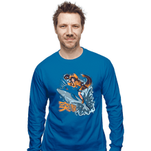 Load image into Gallery viewer, Shirts Long Sleeve Shirts, Unisex / Small / Sapphire Totsugeki