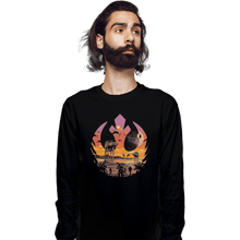 Load image into Gallery viewer, Shirts Long Sleeve Shirts, Unisex / Small / Black Rebellion Sunset