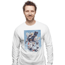 Load image into Gallery viewer, Shirts Long Sleeve Shirts, Unisex / Small / White Nu Watercolor