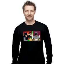Load image into Gallery viewer, Secret_Shirts Long Sleeve Shirts, Unisex / Small / Black Batman Yelling At Catwoman