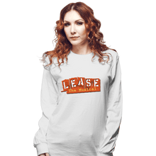 Load image into Gallery viewer, Shirts Long Sleeve Shirts, Unisex / Small / White Lease