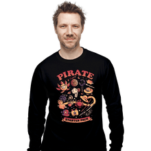 Load image into Gallery viewer, Daily_Deal_Shirts Long Sleeve Shirts, Unisex / Small / Black Pirate Starter Pack
