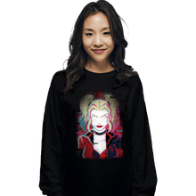 Load image into Gallery viewer, Daily_Deal_Shirts Long Sleeve Shirts, Unisex / Small / Black Glitch Harley