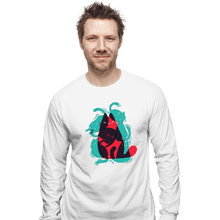 Load image into Gallery viewer, Shirts Long Sleeve Shirts, Unisex / Small / White Cat Shapes