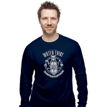 Load image into Gallery viewer, Shirts Long Sleeve Shirts, Unisex / Small / Navy Water Is Benevolent