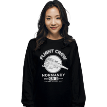 Load image into Gallery viewer, Shirts Long Sleeve Shirts, Unisex / Small / Black Normandy Flight Crew