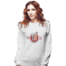 Load image into Gallery viewer, Shirts Long Sleeve Shirts, Unisex / Small / White Sushi Love
