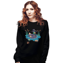 Load image into Gallery viewer, Shirts Long Sleeve Shirts, Unisex / Small / Black Dark Duck Costume