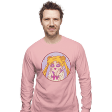 Load image into Gallery viewer, Secret_Shirts Long Sleeve Shirts, Unisex / Small / Pink Pastel Moon