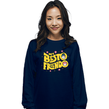 Load image into Gallery viewer, Secret_Shirts Long Sleeve Shirts, Unisex / Small / Navy Besto Friendo