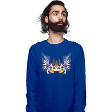 Load image into Gallery viewer, Daily_Deal_Shirts Long Sleeve Shirts, Unisex / Small / Royal Blue Digital Friendship