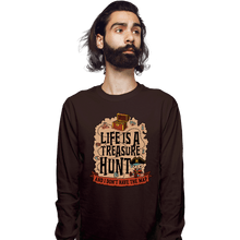 Load image into Gallery viewer, Secret_Shirts Long Sleeve Shirts, Unisex / Small / Dark Chocolate Treasure Hunt