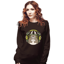 Load image into Gallery viewer, Shirts Long Sleeve Shirts, Unisex / Small / Dark Chocolate Vintage Natural Friendship