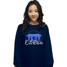 Load image into Gallery viewer, Daily_Deal_Shirts Long Sleeve Shirts, Unisex / Small / Navy Evil Cabin