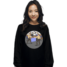 Load image into Gallery viewer, Shirts Long Sleeve Shirts, Unisex / Small / Black Bears Beets Battlestar Galactica