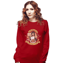 Load image into Gallery viewer, Shirts Long Sleeve Shirts, Unisex / Small / Red 7th Heaven Bar And Grill